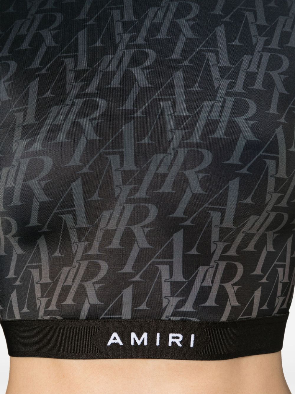 AMIRI Burnout top met logoprint Zwart