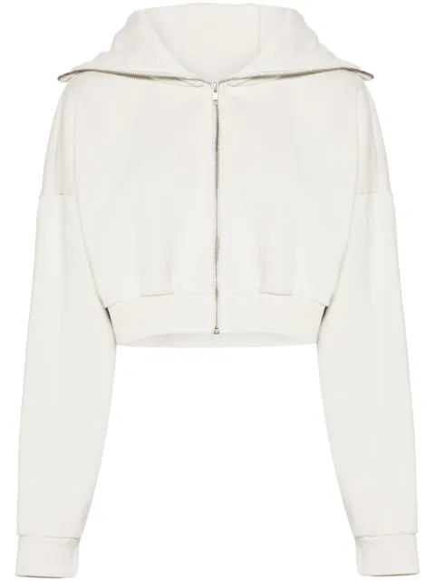 ENTIRE STUDIOS cropped zipped hoodie