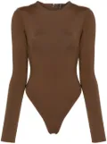 ENTIRE STUDIOS long-sleeved bodysuit - Brown