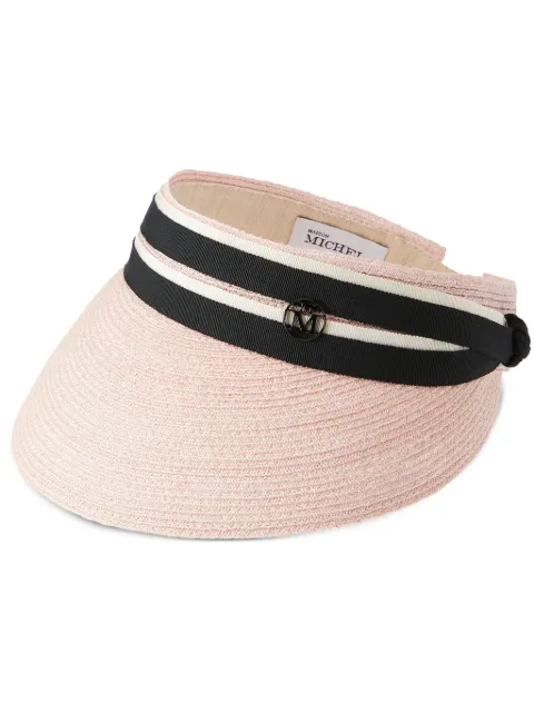 Maison Michel Pat strap-detail vizor 