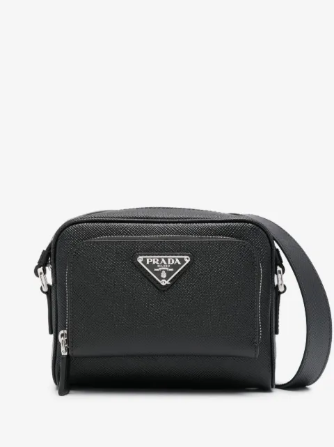Prada ロゴ メッセンジャーバッグ