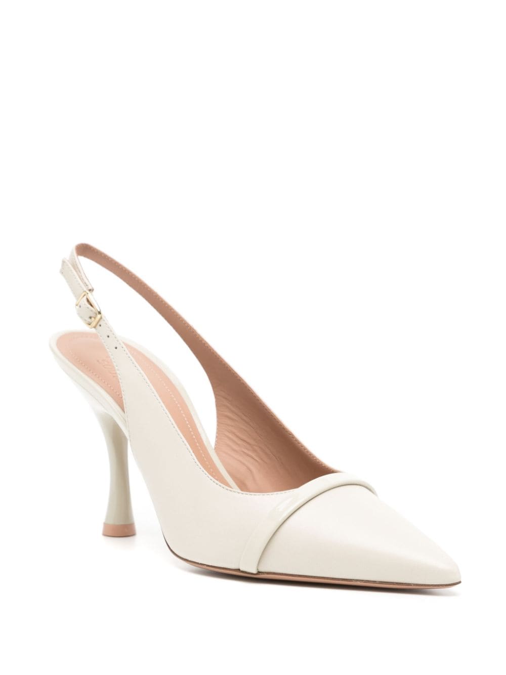 Shop Malone Souliers Marion 85mm Leather Pumps In Neutrals