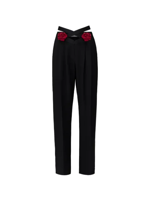 Seen Users Wrapped In Roses tailored trousers