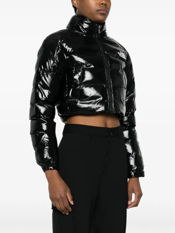 The north face hotsell embroidered logo crop hoodie