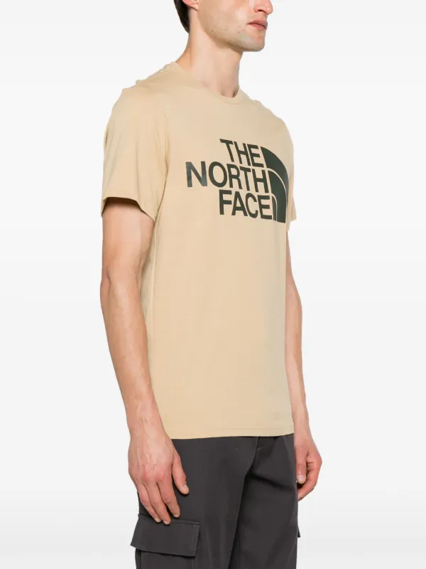 国内発送/正規品★THE NORTH FACE★MEN'S LOGO & SLOGAN T-SHIRT The North Face logo-print Cotton T-shirt | Brown | FARFETCH