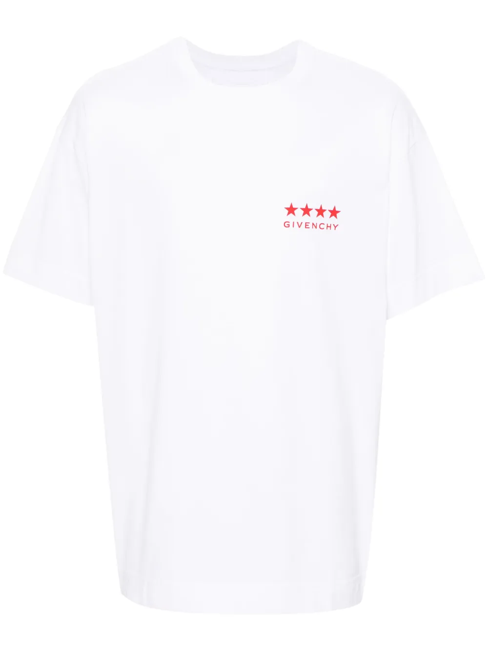 Givenchy red store star t shirt