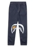 A BATHING APE® Milo Shark straight-leg jeans - Blue