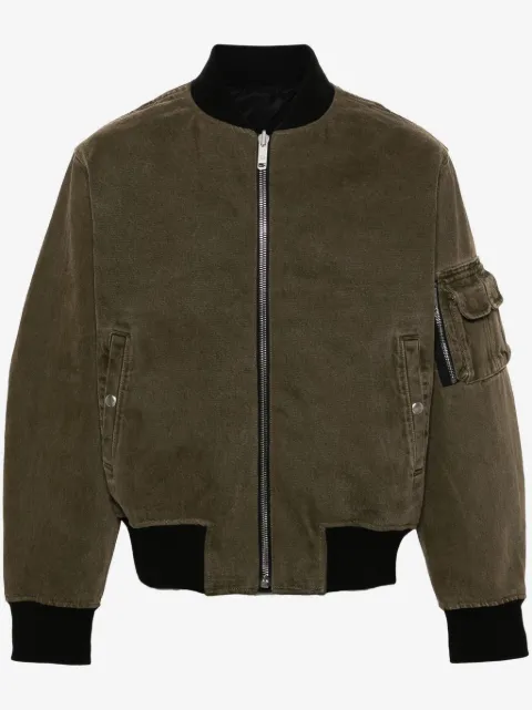 Givenchy logo-print reversible bomber jacket
