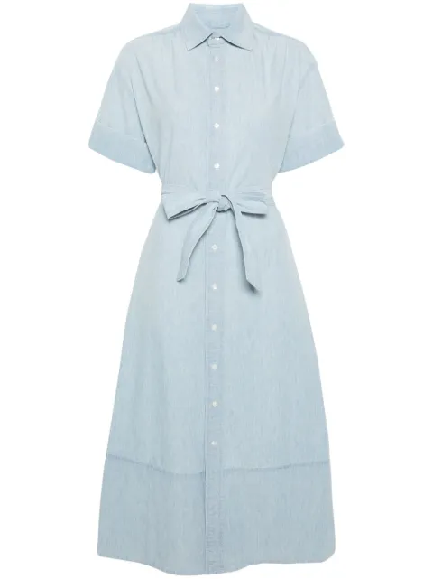 Polo Ralph Lauren chambray midi shirt dress 211935155 - 0