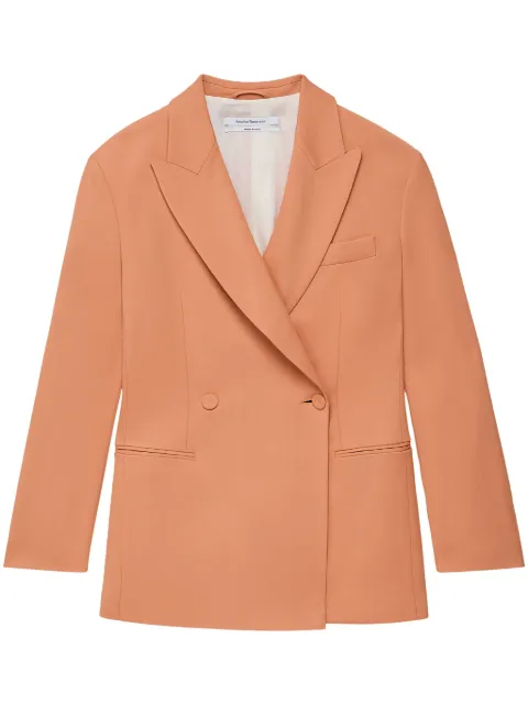Another Tomorrow blazer con solapas de pico y doble botonadura