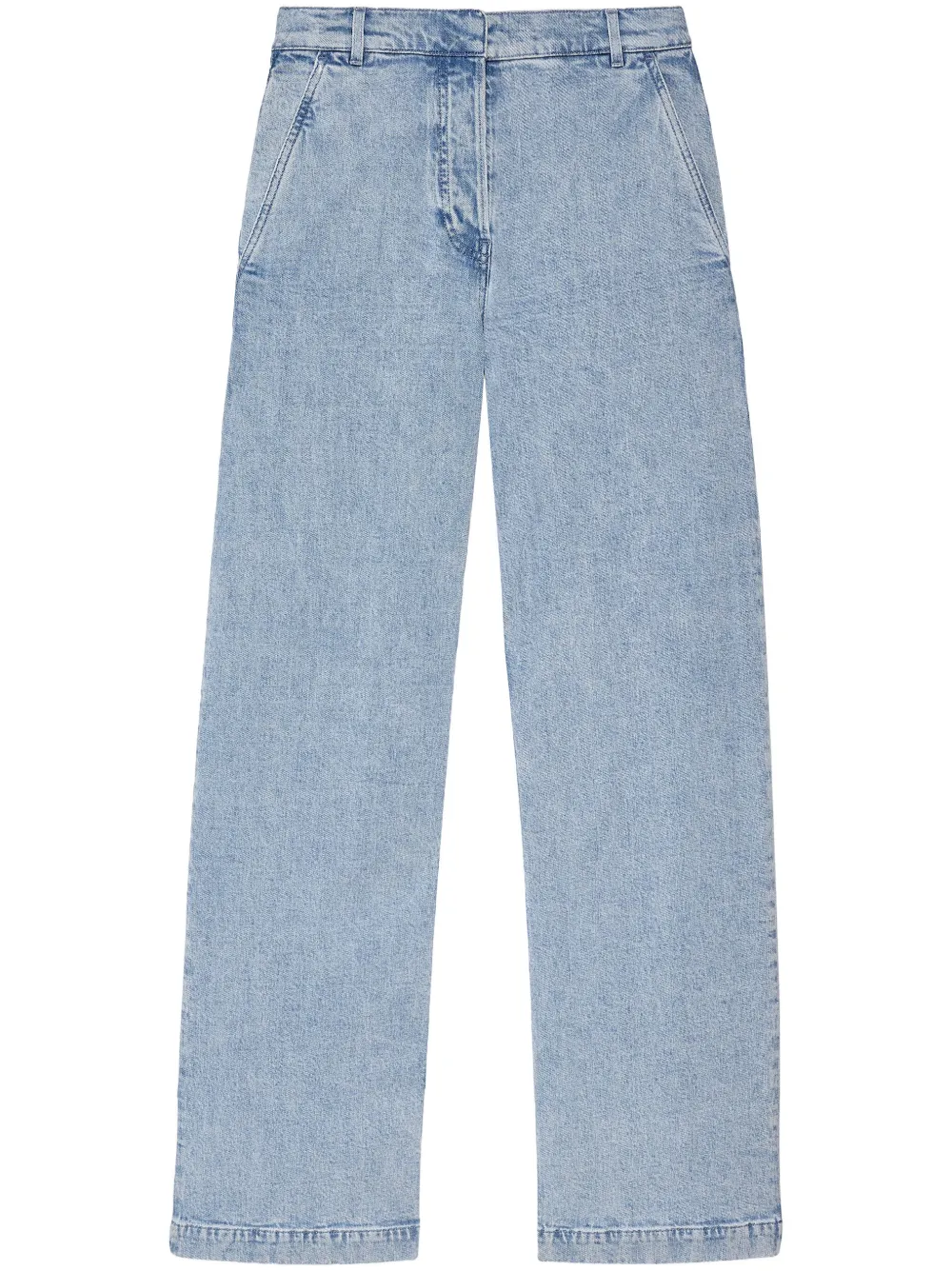 Another Tomorrow Jeans a gamba ampia - Blu