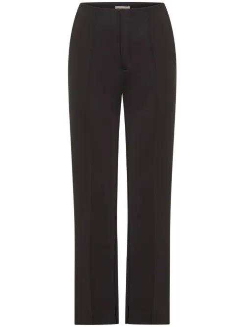 Pantalon droit Lillianna à design plissé - Nicholas - Modalova
