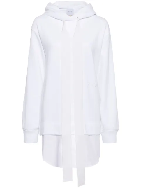 Patou trompe-l'oeil hoodie dress