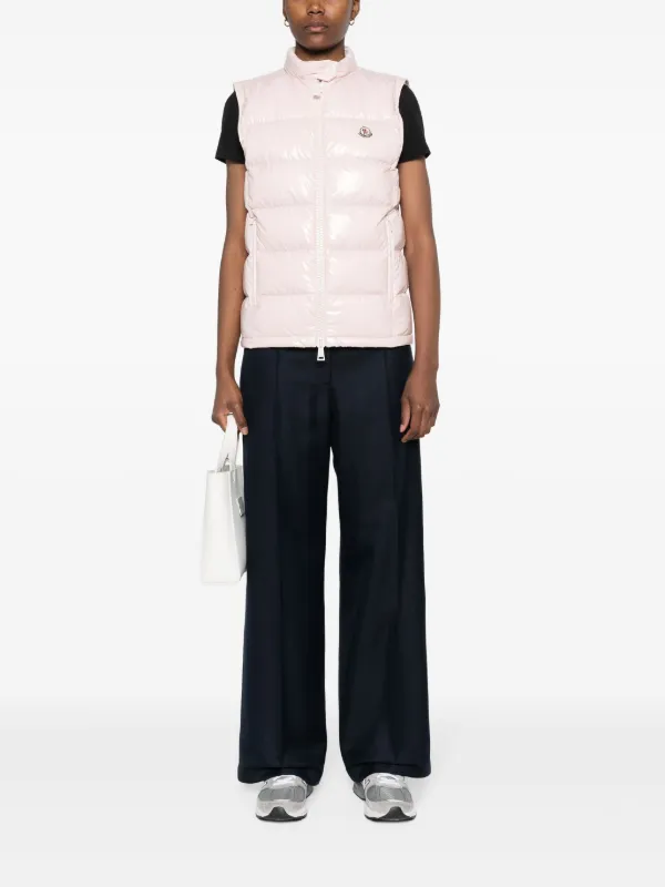 Moncler Alcibia Down Gilet | Pink | FARFETCH