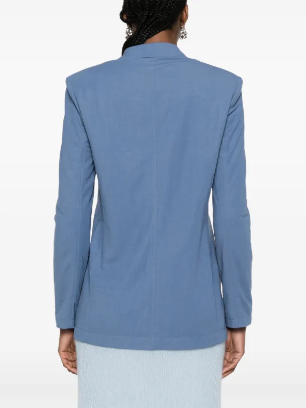 スーツ HARRIS WHARF LONDON Women Suit Jackets A3502PXL358 Blue Harris Wharf London single-breasted Blazer | Blue | FARFETCH