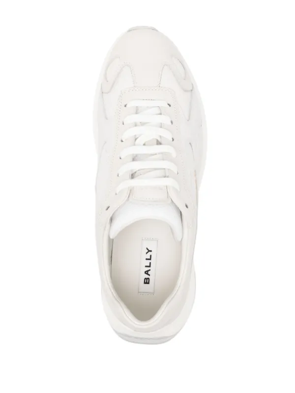 Bally パネル レザースニーカー | ホワイト | FARFETCH JP