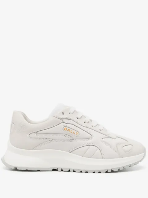 Bally panelled leather lace-up sneakers