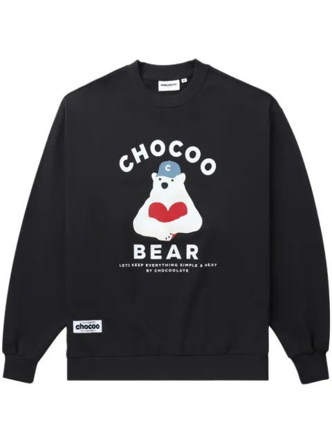 CHOCOOLATE sudadera con estampado gráfico