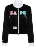 AAPE BY *A BATHING APE® logo-print zipped jacket - Black