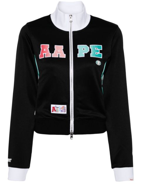 AAPE BY *A BATHING APE logo-print zipped jacket Women