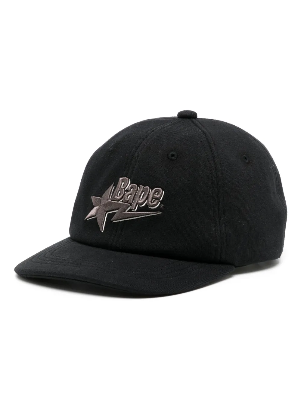 a bathing ape® casquette à logo brodé - noir