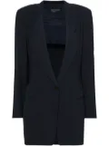 Giorgio Armani Pre-Owned single-breasted fluid blazer - Blue