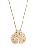 Yvonne Léon 9kt yellow gold Elephant Coquillage pendant necklace