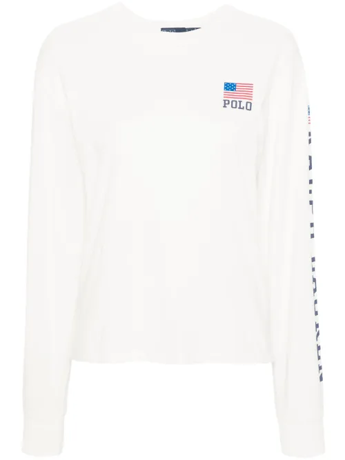 T-shirt en coton à logo imprimé - Polo Ralph Lauren - Modalova