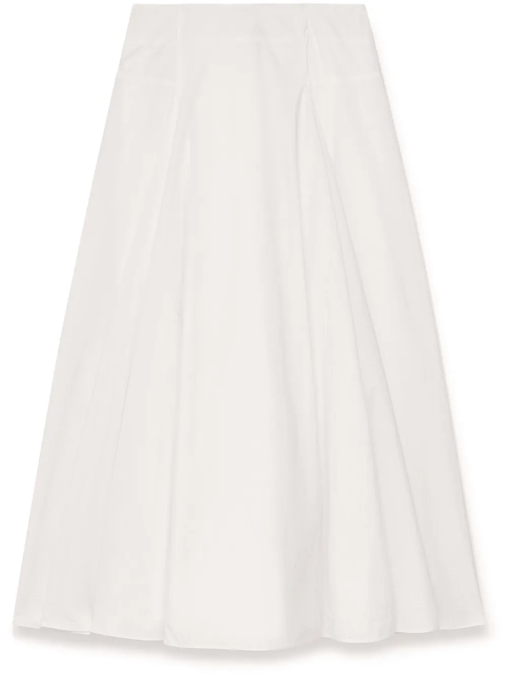 Another Tomorrow A-line Recycled-nylon Skirt in Neutrals