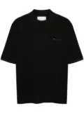 sacai panelled-design T-shirt - Black