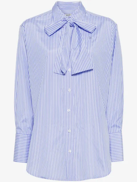 Kimhekim chemise rayée à col lavallière