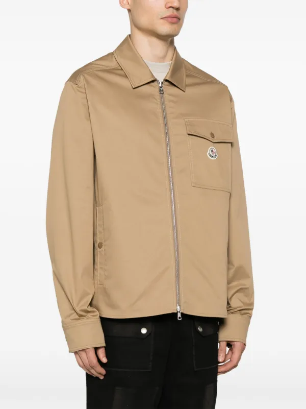 Moncler logo-patch Shirt Jacket - Farfetch