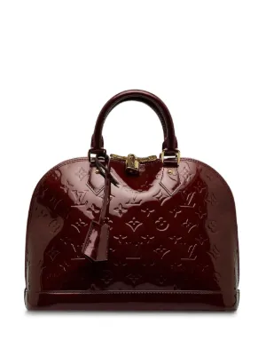 Louis Vuitton Pre Owned 2011 pre owned Monogram Vernis Alma PM