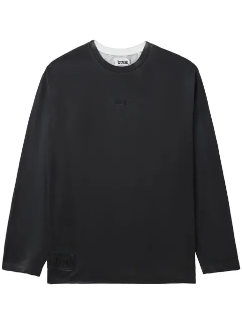 izzue t-shirt en coton à imprimé graphique