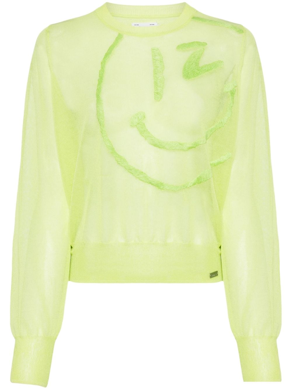 Izzue Motif-embroidered Jumper In Green