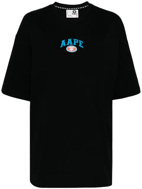 AAPE BY *A BATHING APE® تيشيرت قطن بطبعة شعار الماركة