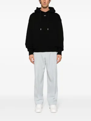 【関税込み】OFF-WHITE HOODIE WITH 3D LOGO Off-White]3D LOGO OVER HOODIE/BLACK/WHITE(OMBF24-RTW0157