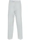 Off-White side-stripe virgin wool tailored trousers - Blue