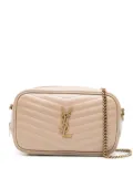 Saint Laurent mini Lou quilted leather crossbody bag - Neutrals