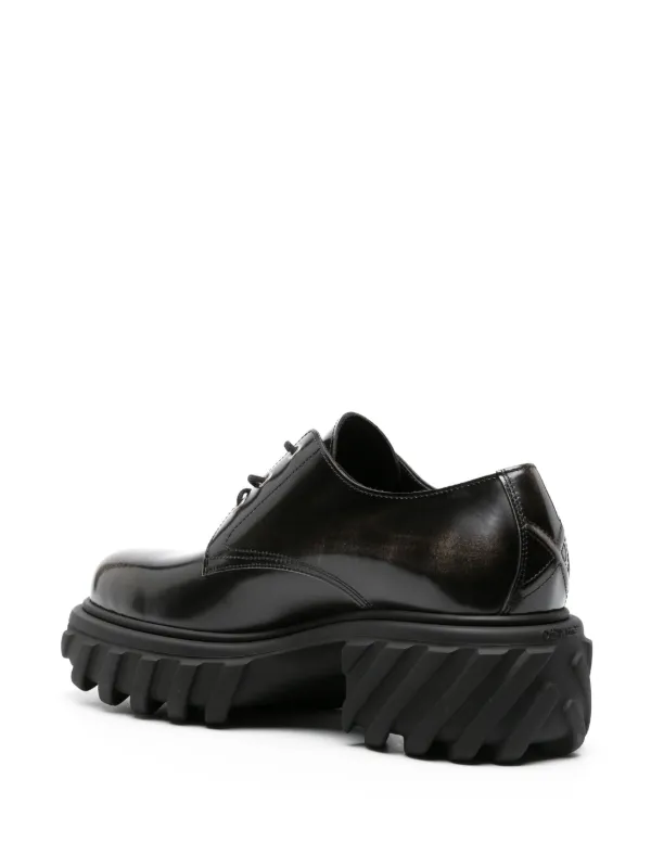 国内で当店のみ FY SPR - Silver Platform Derby Shoes Denson Platform Derby / Dual Tone – Denson Shoes