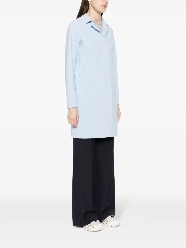 コート HERNO Women Jackets CA000577D 12719P9200 Blue Herno single-breasted Coat | Blue | FARFETCH