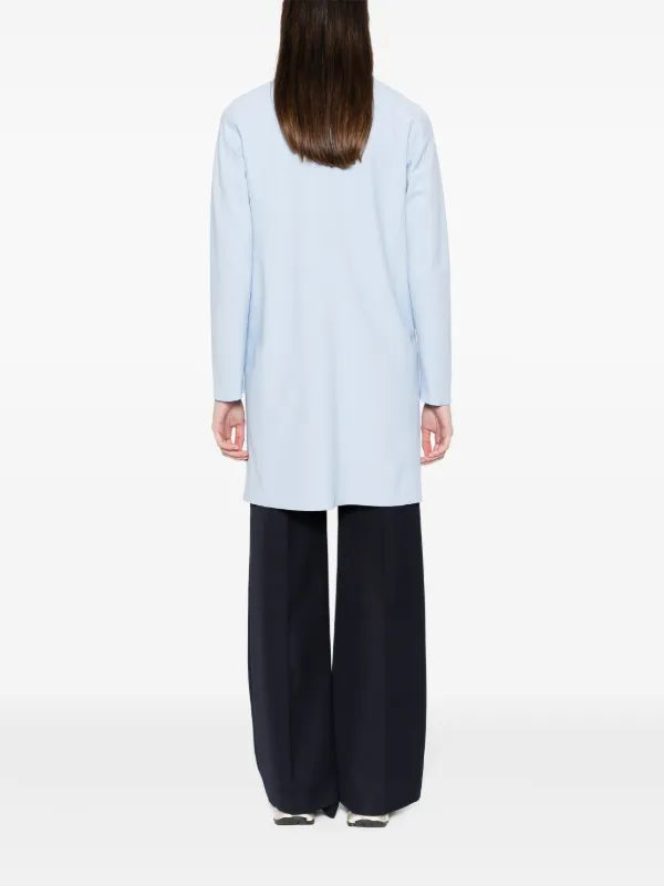 【送料&関税込】Herno Single-breasted Long-sleeved Coat Herno Layered single-breasted Coat | Blue | FARFETCH
