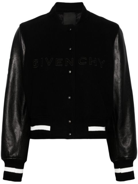 Givenchy Jacke press-stud bomber jacket