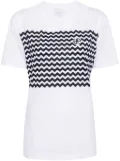 Patou Waves organic-cotton T-shirt - White