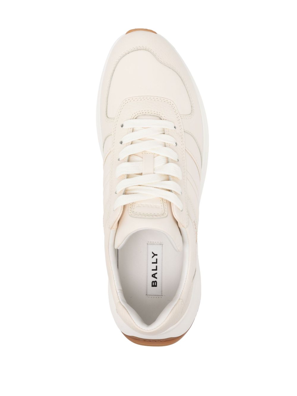 Bally Outline leren sneakers Beige