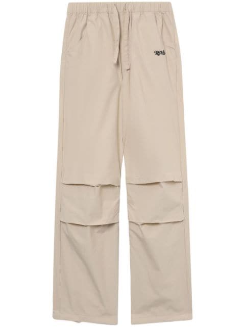 izzue drawstring-waist cotton trousers