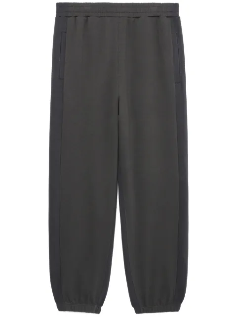 FIVE CM two-tone cotton-blend track pants