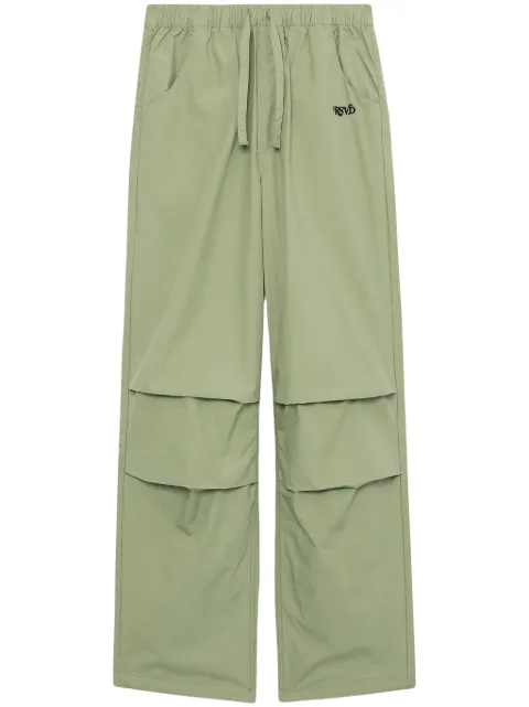 izzue drawstring-waist cotton trousers