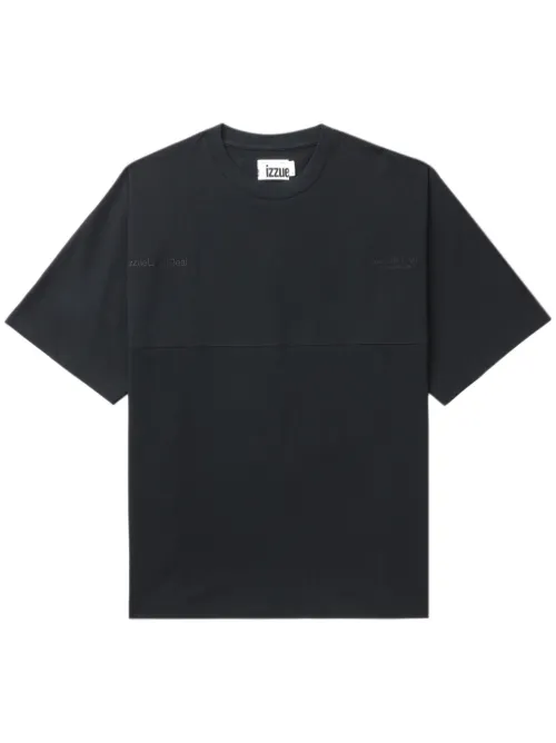 T-shirt en coton à logo brodé - izzue - Modalova