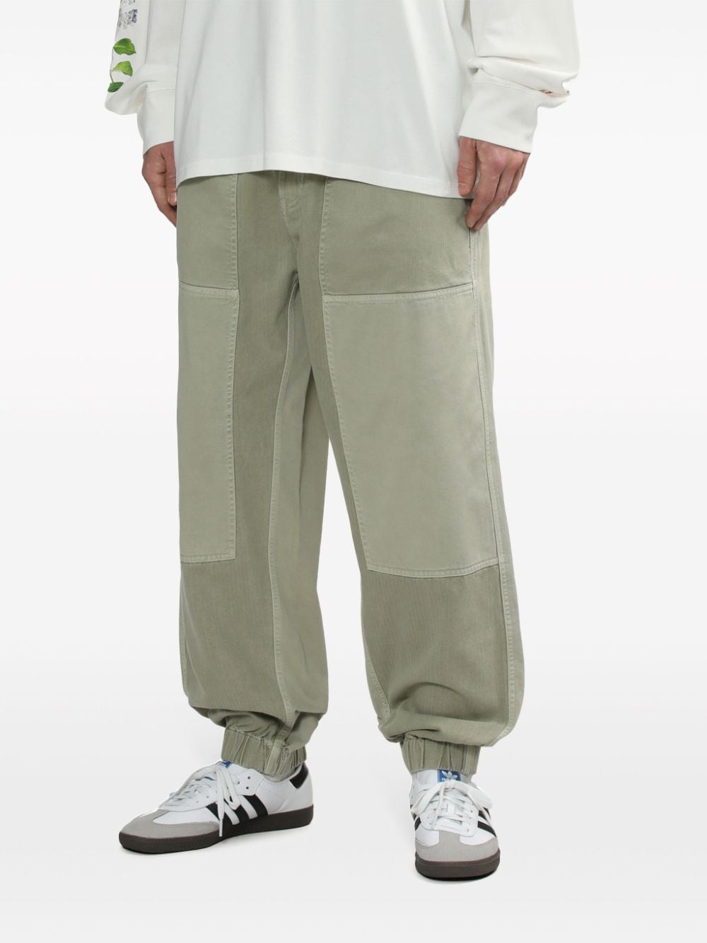 Shop Five Cm Tapered-leg Track Pants In Green